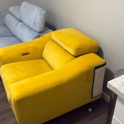 Electronic Recliner Retro Style 