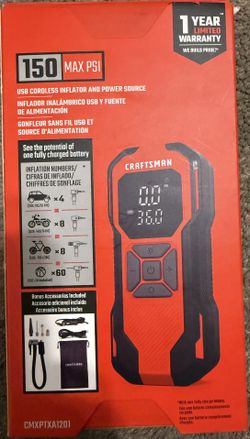 CRAFTSMAN Portable 12V Air Inflator