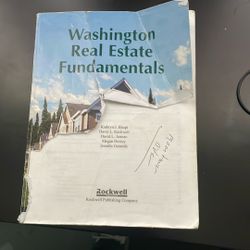 Washington Real Estate Fundamentals