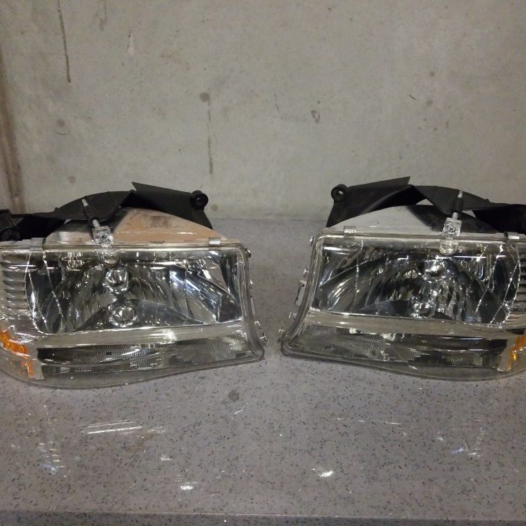 Headlights Lamps For Dodge Dakota Durango 97 To 04