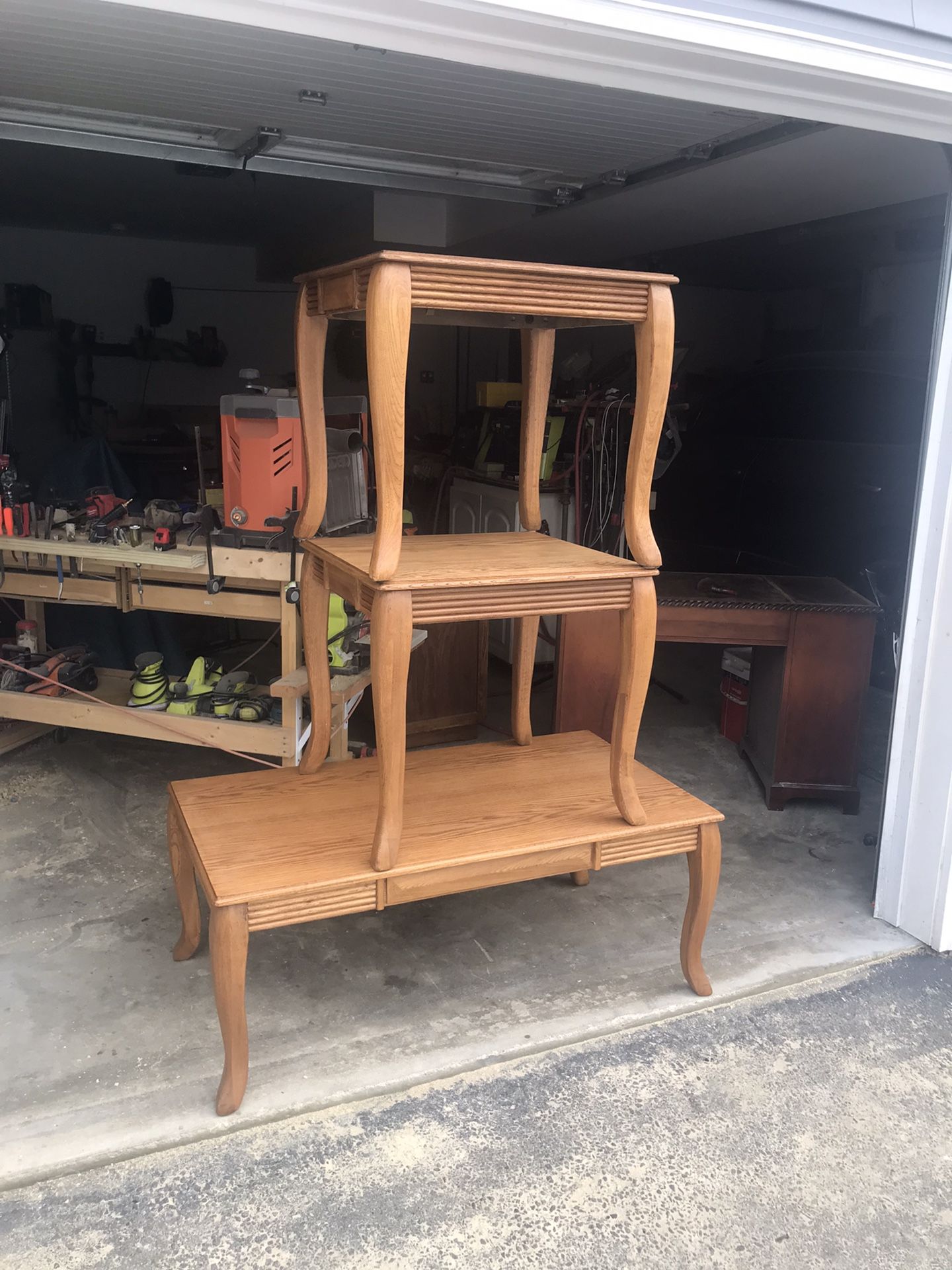 Side Table Set With Coffee Table 