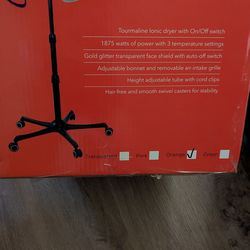 Hood Hair Dryer with Adjustable Stand