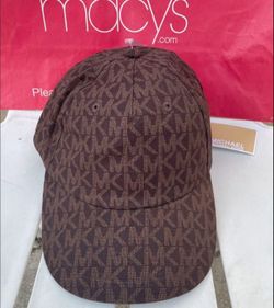 Michael Kors Signature Logo brown Cap Hat NWT pick up location in the city of Pico Rivera