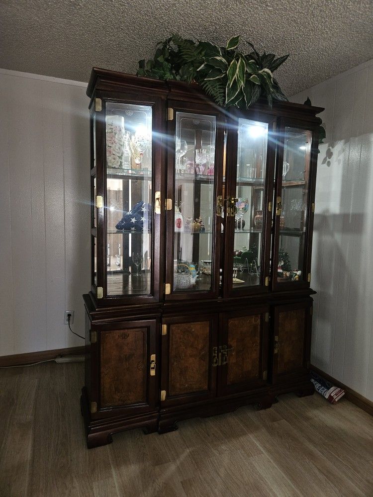 China Hutch For Sale Including Everything Inside.