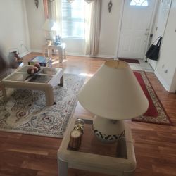 Three Piece Lamp Tables Set