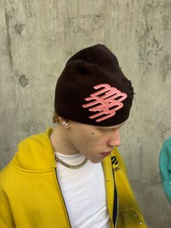 Mocha Veil Beanie