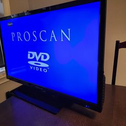 26" Proscan Flat Screen TV Built In DVD Player No Remote