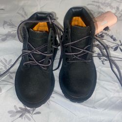 Kid Black Timberland Boots 