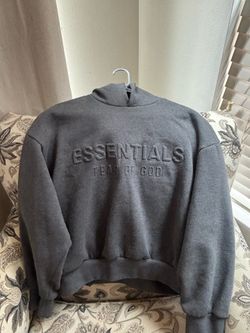 Grey Essentials hoodie
