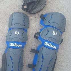 Kids Catcher Glove & Shin Guards 