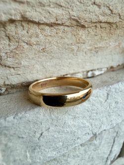 14k Vintage ArtCarved wedding band