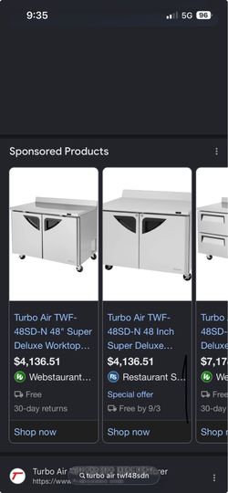turbo air twf48sdn