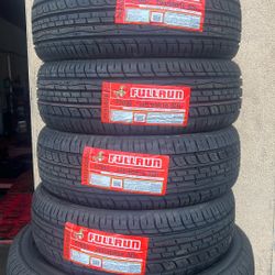 set Of 4 Tire Fullrun 205/60/16 Installed And Balanced 