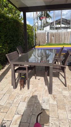 Table and 4 chairs