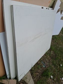1 1/2" White pvc sheet