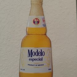 Modelo Especial Beer Bottle Metal Sign