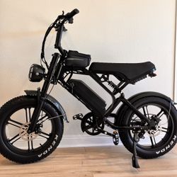 Brand New Adult Electric Bike 1500W Peak, 48v, 15ah Battery, 20in Tires, 30mph, Twist Throttle