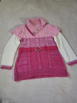 Long Sleve Little Dress For Kids Size 4T