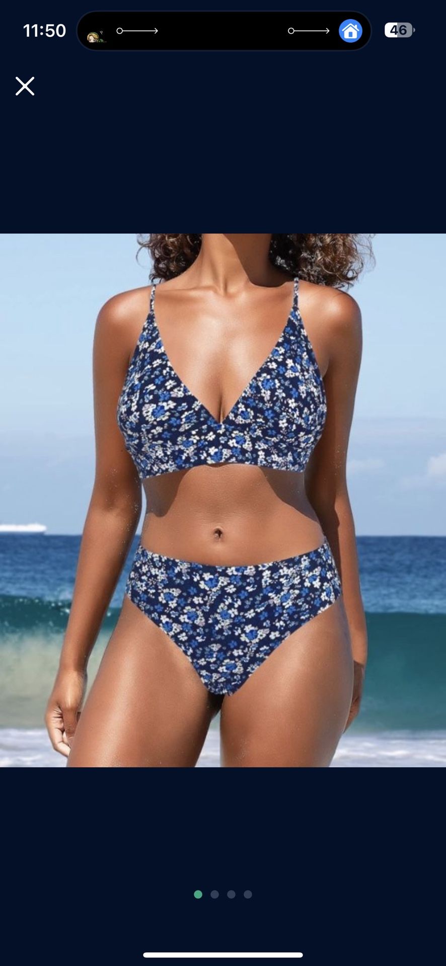 Women Floral Bikini Set