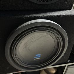 ALPINE SUBWOOFER 150$ Good Condition - 150$ 