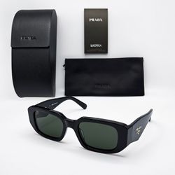 Prada Black Sunglasses – Full Set w/ Case & Accessories