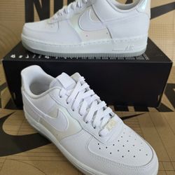 Nike Air Force 1 ’07 White Pearlized Women's Size 8.5 Men's Size 7