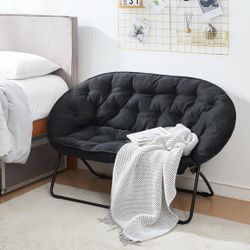 College Sofa -  Double Seater - Black