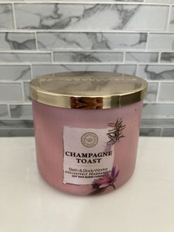 Bath and Body Works Candle Champagne Toast