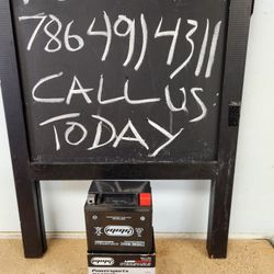 New Motorcycle Scooter Batteries 