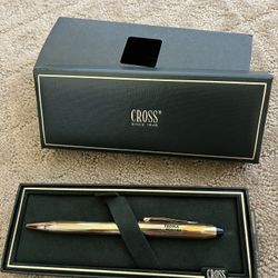 Cross Townsend 10 Karat Gold Filled/Rolled Gold Ballpoint Pen 702