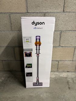 Dyson Detect Cordless Stick Vacuum V15 9.8” Cleaning Path tYellow/Silver