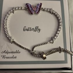 butterfly adjustable bracelet