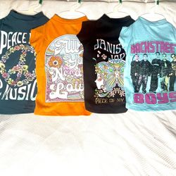Brand New: Dog Shirts - oldies bands Small Breeds
