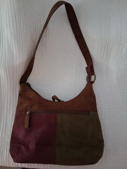 Suede Look Purse