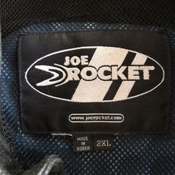 Joe Rocket Nylon Mesh And Perforated leather Motorcycle Jacket