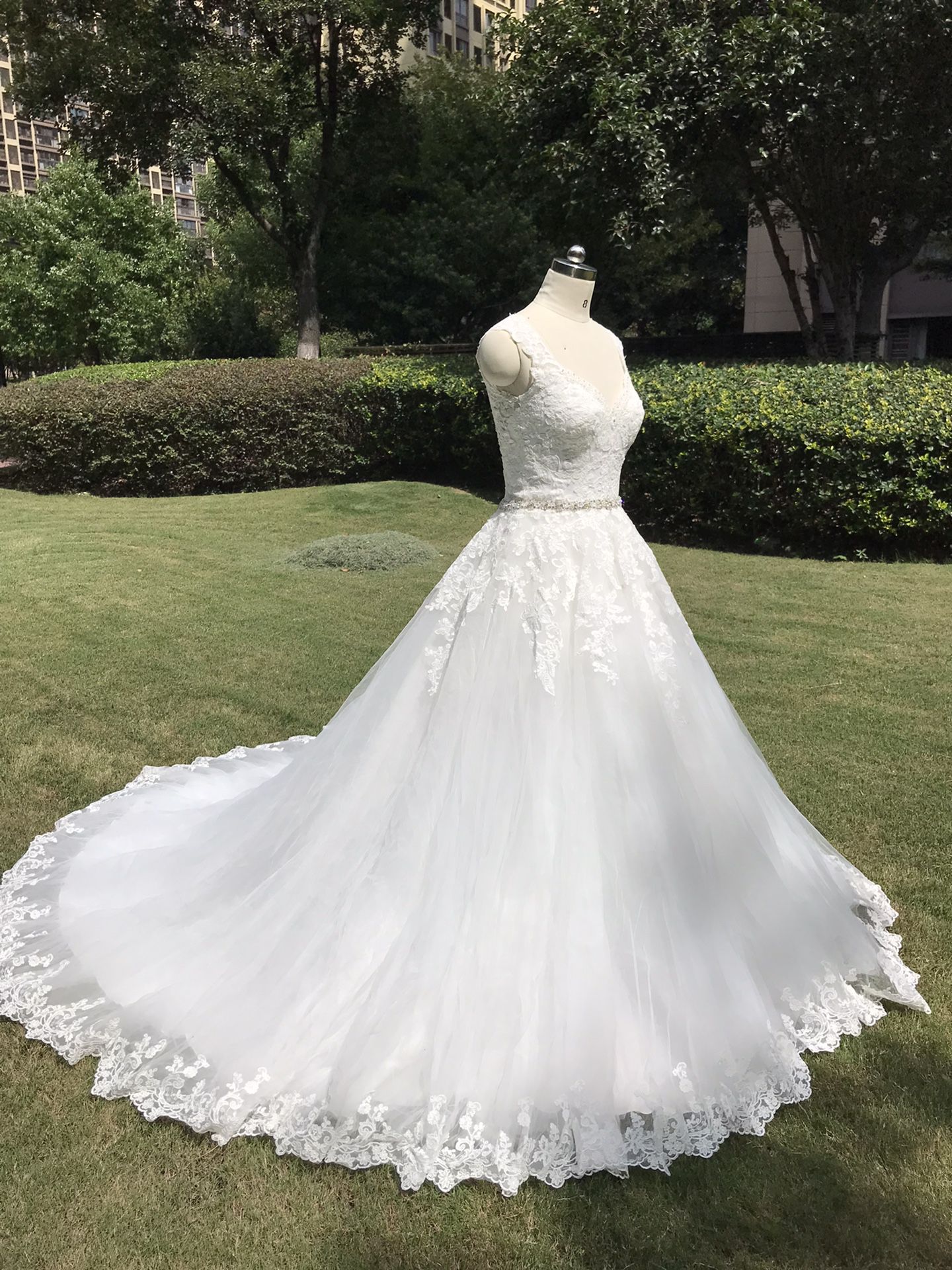 Savoys Wedding Dresses Lace Bridal Gown 