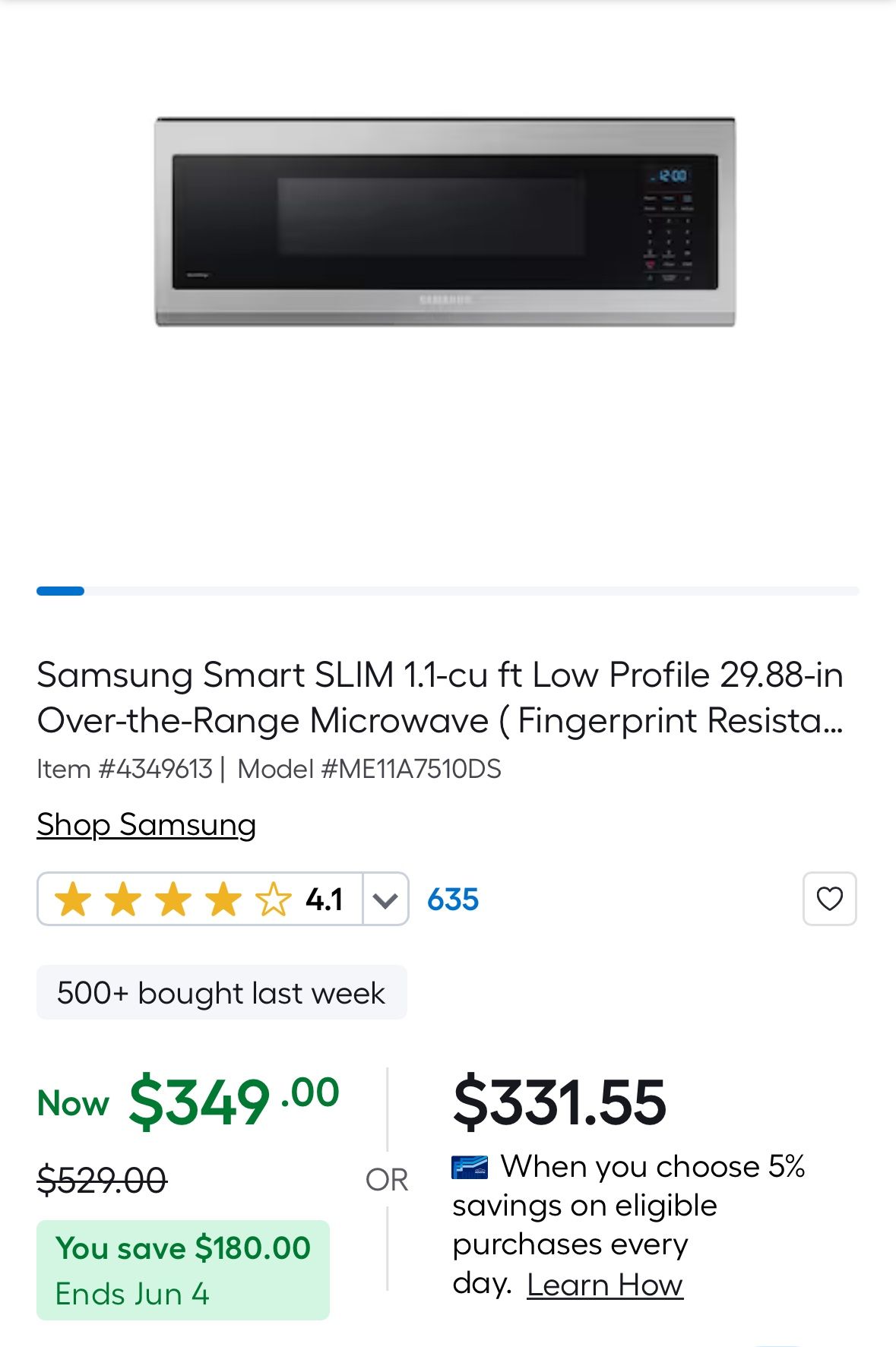 Samsung Microwave