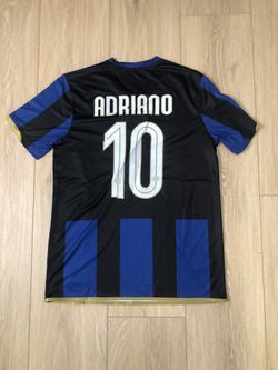 2008/2009 Inter Milan Adriano Home Retro Jersey