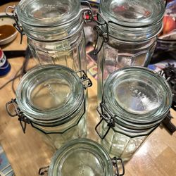 Glass Canister Set