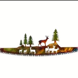 Metal  Deer Wall Art