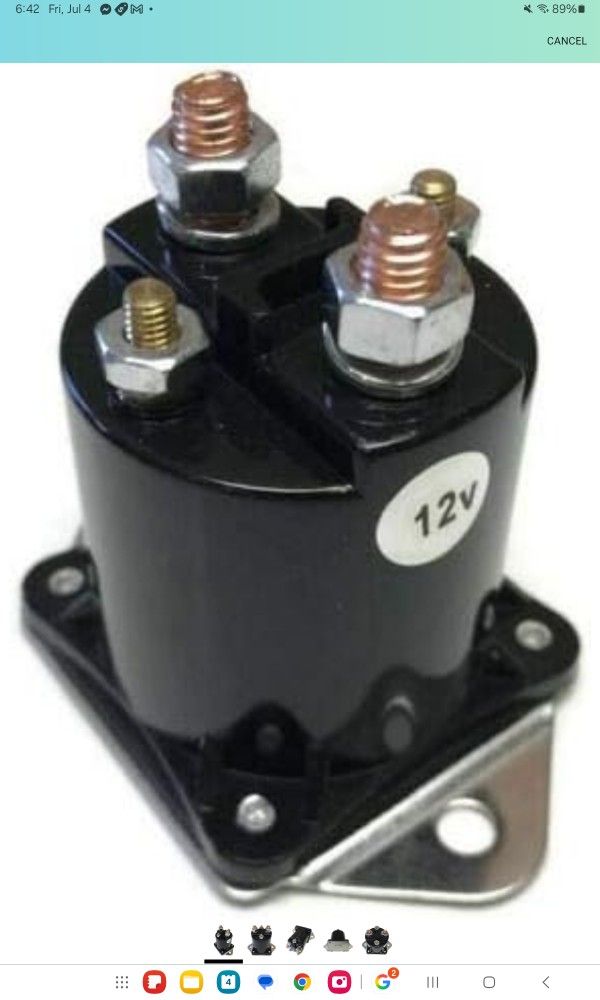 1013609 12V Solenoid Switch For 1984-Up Ds & Presedent Gas Golf Cart (40)