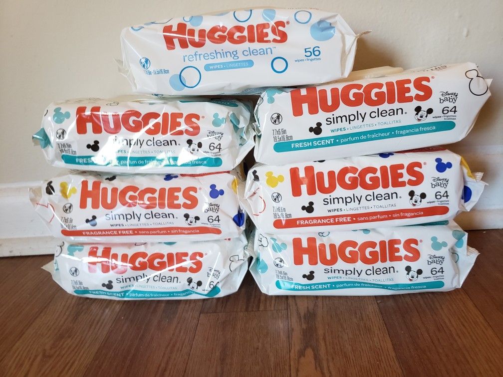 Huggies Wipes 56-64 ct