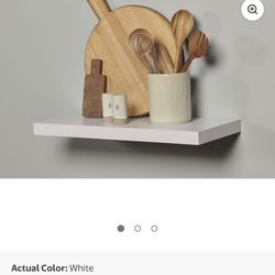 Avalon 10x24 White Floating shelf
