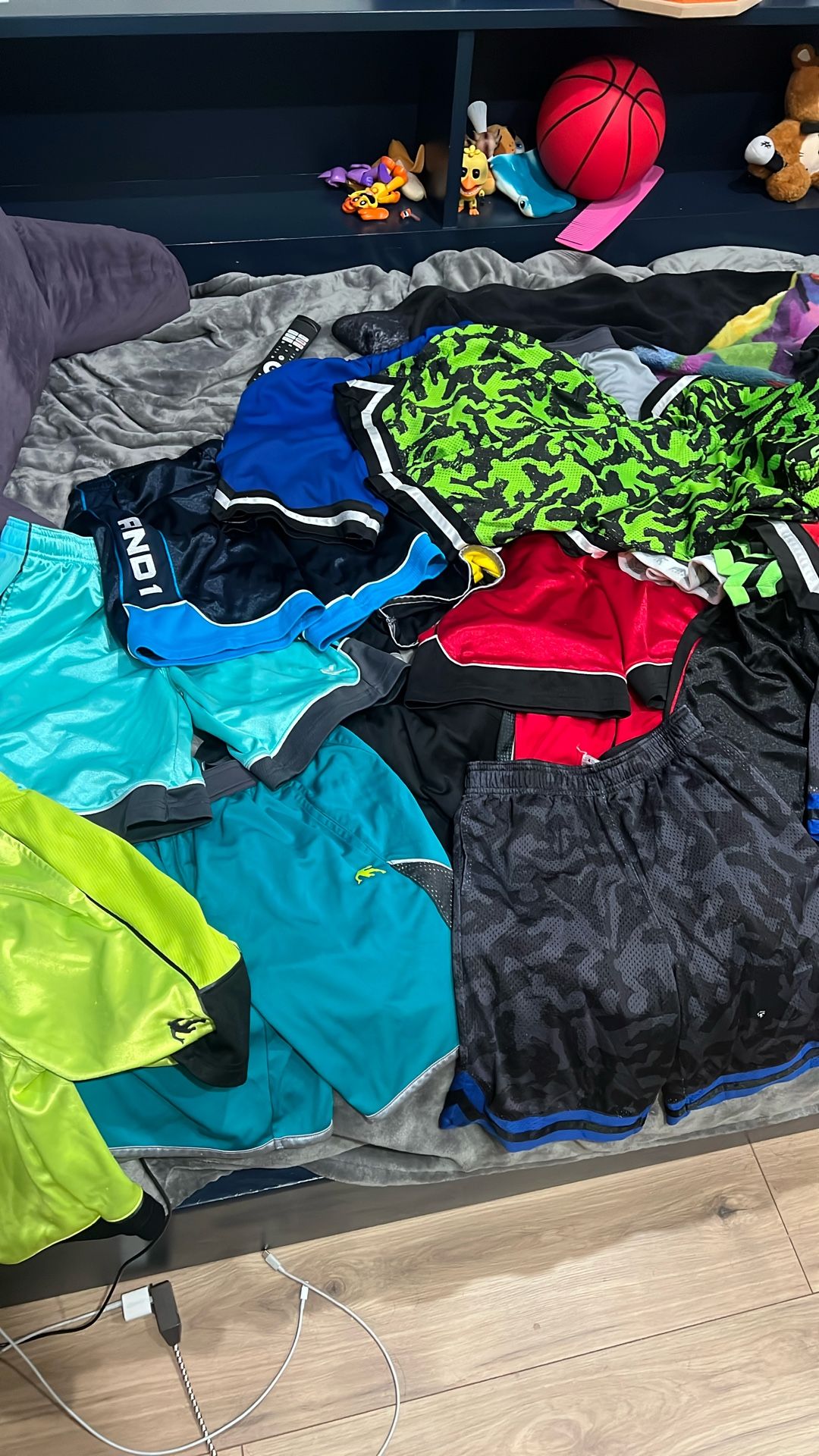 Boys And 1 Shorts 20+ Pairs Plus Shirts All 10-12 Size