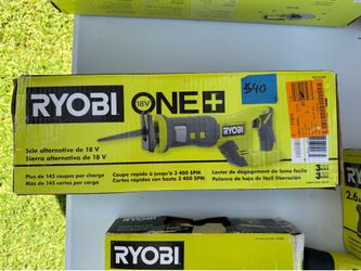 New Ryobi ONE+ 18V Cordless Reciprocating Saw (Tool Only)