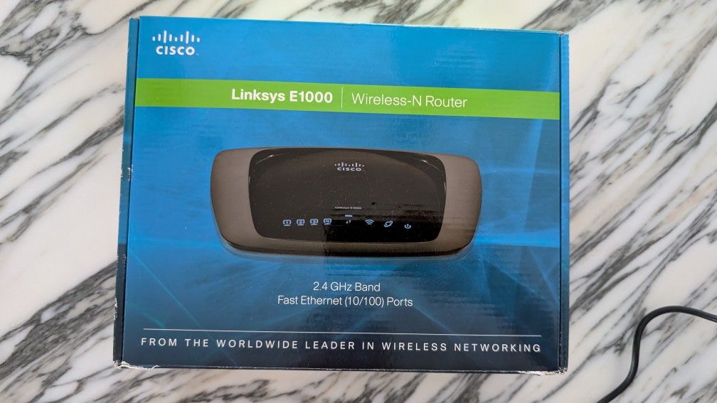 Linksys Cisco (E100) Wireless-N Router 2.4GHZ Band! Retail $78!