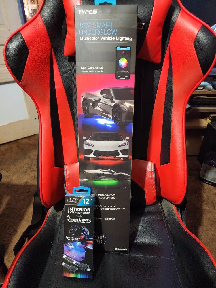 136 Inch Smart Underglow Kit With A 12 Inch Extension Strip Kit.