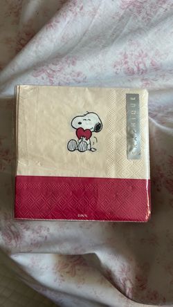 Snoopy napkins