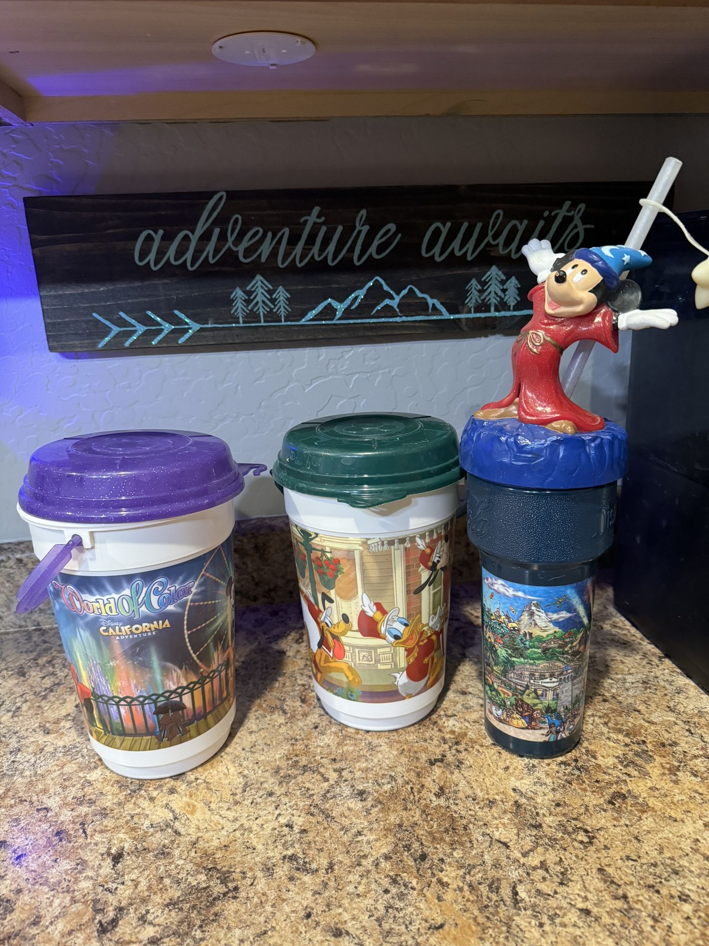 Disney Cup And Popcorn Buckets $2 Each