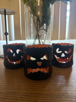Halloween candle holder